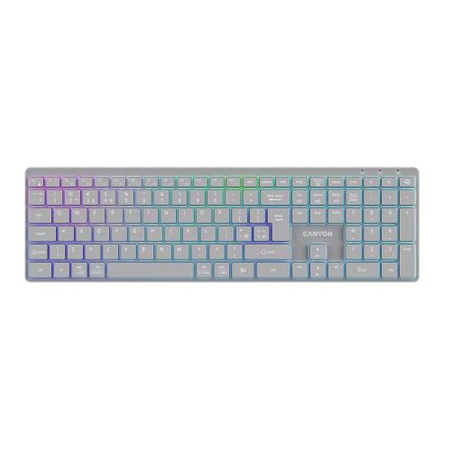 Canyon HKB-W11 Wireless Tastatura – Bežična Tastatura RGB Dual Mode CNS-HBTK11G Cene
