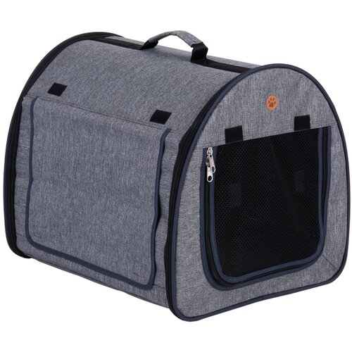 zooplus Zložljiva transportna uta Easy Go - Vel. S: Š 41 x G 48 x V 41 cm - siva Cene