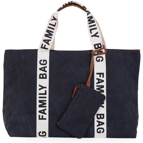 Childhome Family Bag Canvas Black putna torbica 55 x 40 x 18 cm 1 kom Slike