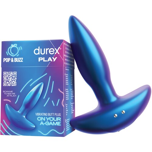 Durex Play Pop &amp;amp; Buzz Vibrating Butt Plug Slike