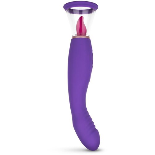 EasyToys - Vibe Collection pumpica s vibratorom G točke, ljubičasta Slike