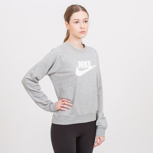 Nike Sweater majica 'Essential' siva melange / bijela Cene