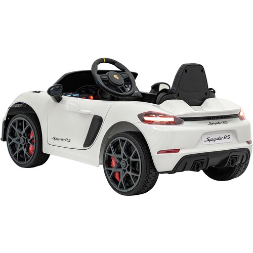  Licenciran avto na akumulator Porsche 718 - bel/lakiran Slike