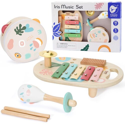 Classic World set glazbenih instrumenata za djecu činele zvečka za bubnjeve 5 kom. Cijene