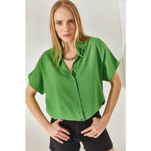 Olalook Shirt - Green - Oversize Slike