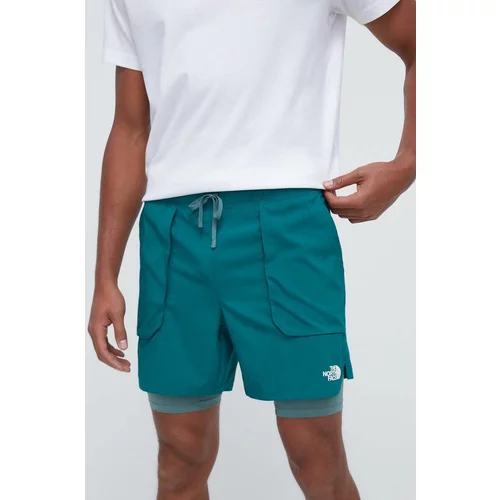 The North Face Športne kratke hlače Sunriser moške, zelena barva