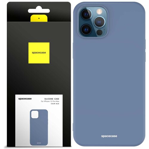 Spacecase SILIKONSKI OVITEK ZA IPHONE 12 PRO MAX MODRA ZAŠČITA, (21962928) Cene