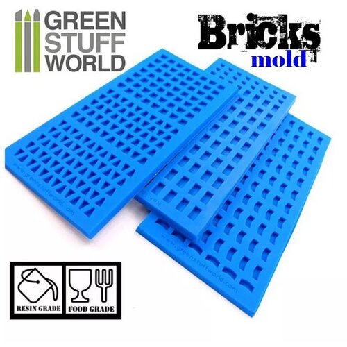 Green Stuff World silicone molds - bricks Cene