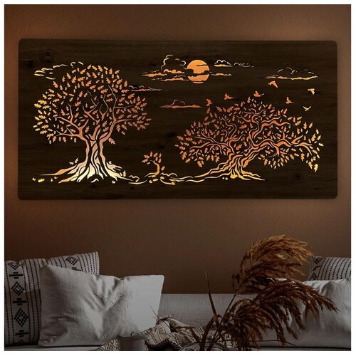  Li-Go 5307/DUB2 - LED prigu&scaron;iva zidna dekoracija LED/24W/230V 120x60 cm hrast Cene