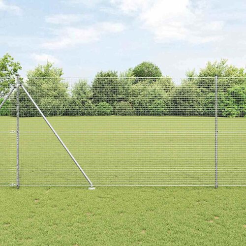  Zavareno žičano ograđivanje s bodljama 50 x 1,5 m Srebrna Mreža Slike