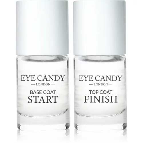 Eye Candy Gel Nail Wrap System završni gel lak za nokte bez upotrebe UV/LED lampe 2x10 ml