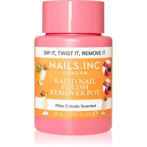 Nails Inc. Rapid Nail Polish Remover Pot Pina Colada Scented odstranjevalec laka za nohte 50 ml Cene