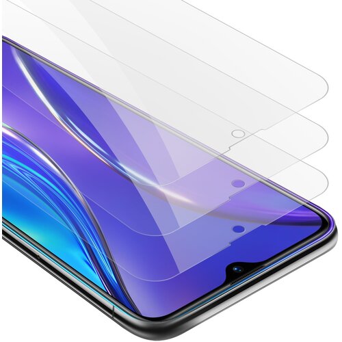 Cadorabo Realme - za&scaron;čitnim filmom v visoki prosojnosti - 3 -paket kaljeno za&scaron;čitno steklo v 9H trdoti s 3D združljivostjo na dotik, (20607907) Cene