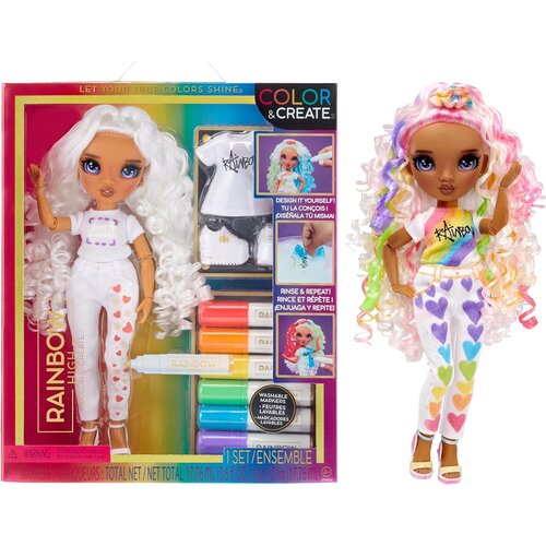 Rainbow High MGA : Color & Create DIY Modna Lutka (594147EUC), (22101916) Cene