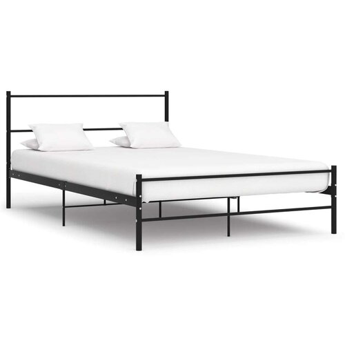 VidaXL Okvir za krevet crni metalni 160 x 200 cm Slike