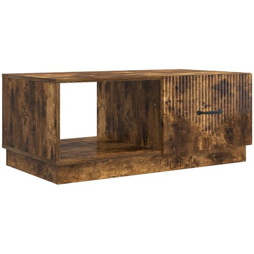  Kava Stol Dimljeni hrast 90 x 50 x 37 cm Konstruirano drvo Slike