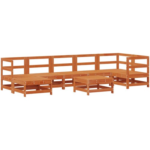  Set lounge namje&amp;scaron;taja za vrt 8 pcs Vo&amp;scaron;tanosmeđa Slike