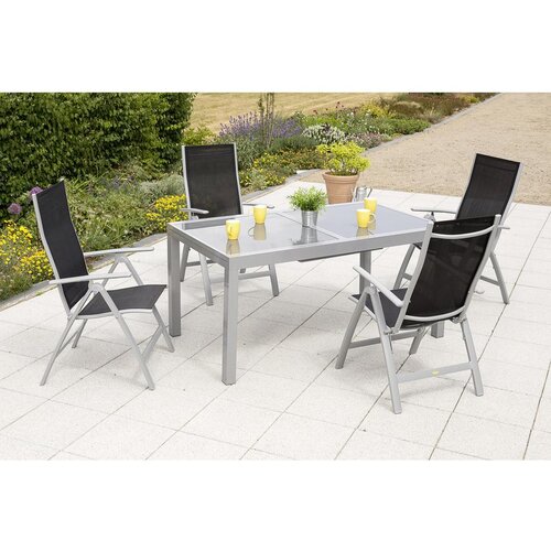 Gardenson vrtna garnitura carrara, 5-Delno, črna Slike