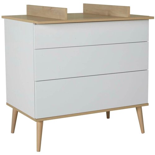 Qu-ax komoda flow white &amp;amp; oak Slike