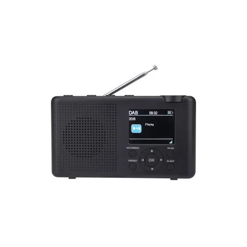 Reflexion TRA23DAB/GR desktop radio DAB+ (1012), DAB (1013), UKW (1014) DAB+, UKW mogućnost punjenja antracitna boja, siva