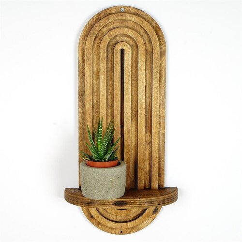 Kalune Design zidna polica RAF269 walnut wall shelf Slike