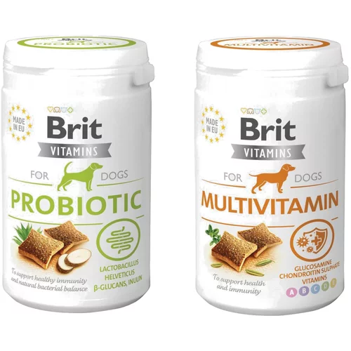 Brit Care Brit Vitamins Probiotic 150 g + Brit Vitamins Multivitamin 150 g po posebni ceni! - Probiotic + Multivitamin