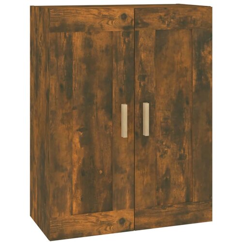 Maison Chic Stenska omarica - Zidna omarica dimljeni hrast 69,5x32,5x90 cm inženirski les iu415, (22062390) Slike
