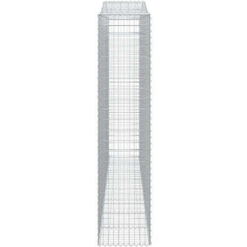  Lučne gabionske ko&amp;scaron;are 5 kom 400x50x220/240cm pocinčano željezo Slike