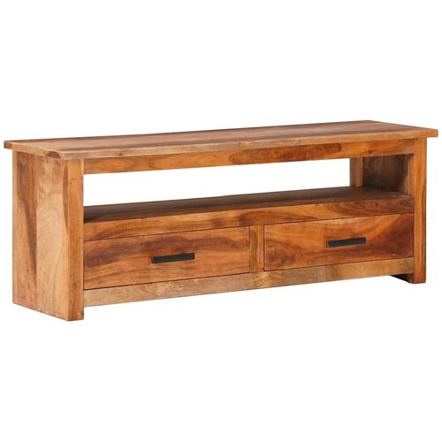 TV ormarić 118 x 30 x 40 cm od masivnog drva Cijene