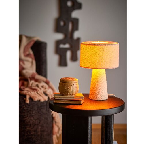 Bloomingville Bijela stolna lampa s tekstilnim sjenilom (visina 30 cm) Emmie &amp;ndash; Slike