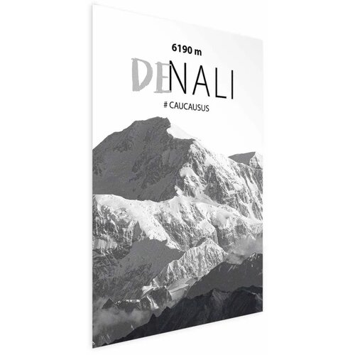  Plakat - Majestic mountain peak Denali mountain crown mountain landscape 21x30 Bez okvira Cene