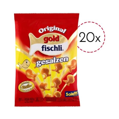 Soletti Krekerji zlate ribice fino soljene - 20 kosov Cene
