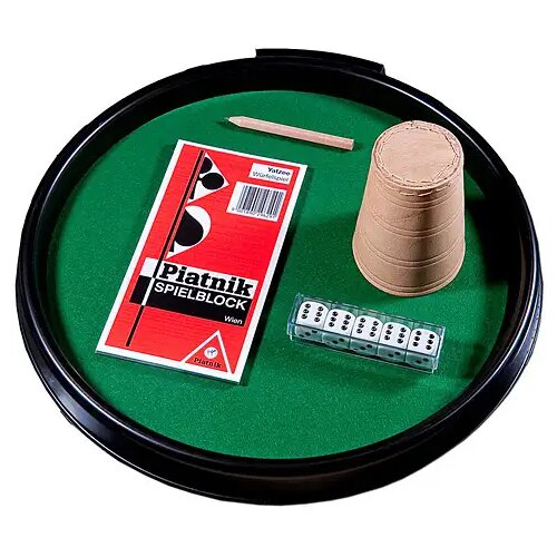 Piatnik Pladenj za kocka poker z normalnimi metalnimi kockami - Cene