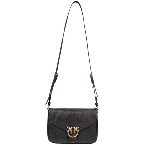Pinko Torbe LOVE SATCHEL MINI CLOUD LEATHE 107656 A3LO Kostanjeva Slike