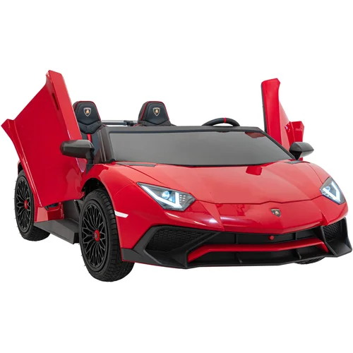  Licencirani auto na akumulator Lamborghini Aventador SV STRONG - dvosjed -  crveni