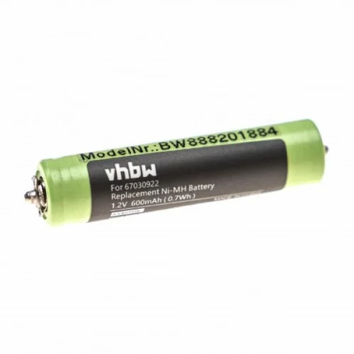VHBW Baterija za Braun Cruzer 1 / Cruzer 2 / Cruzer 3 / Cruzer 4, 600 mAh