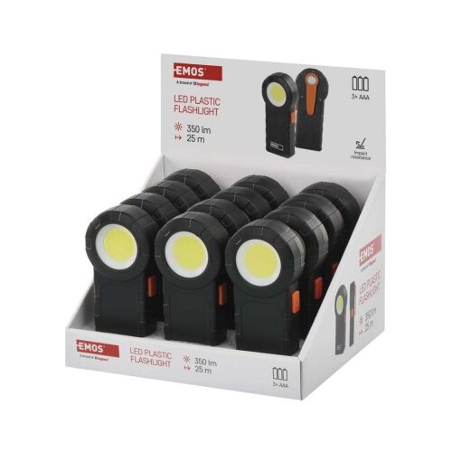  Ročna COB LED svetilka, 3&amp;times; AAA 12/1 Slike