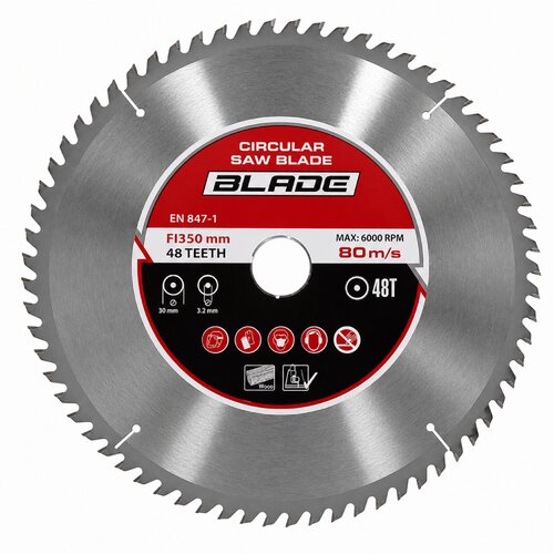 Blade kružna testera za drvo fi350 mm - 48 zuba Slike