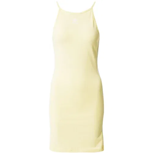 Adidas Ljetna haljina 'Adicolor Classics Summer' pastelno žuta / bijela