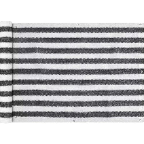  Balkonska Zaštita HDPE 75x600 cm Antracit i Bijela Boja Cijene