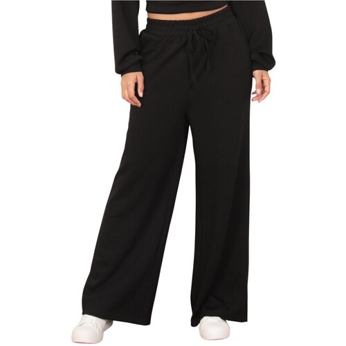 La Modeuse Hlače 76293_P180673 Črna Cene