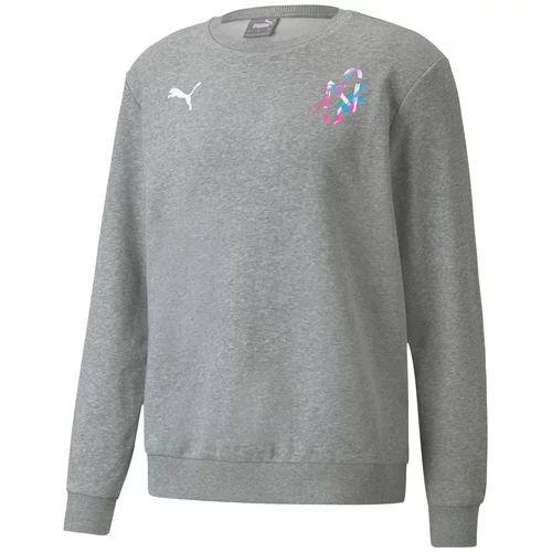 Puma Sportska sweater majica 'Neymar' cijan plava / siva melange / roza / bijela