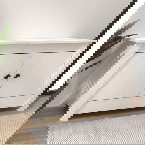 vidaXL ormarić za cipele bijeli 70 x 38 x 45,5 cm od masivne borovine Cijene
