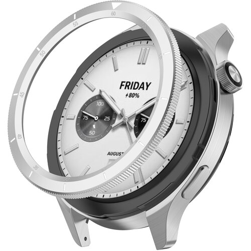 INF okvir za uro iz nerjavečega jekla za xiaomi watch S4/S3 lestvica črna, (22104942) Cene