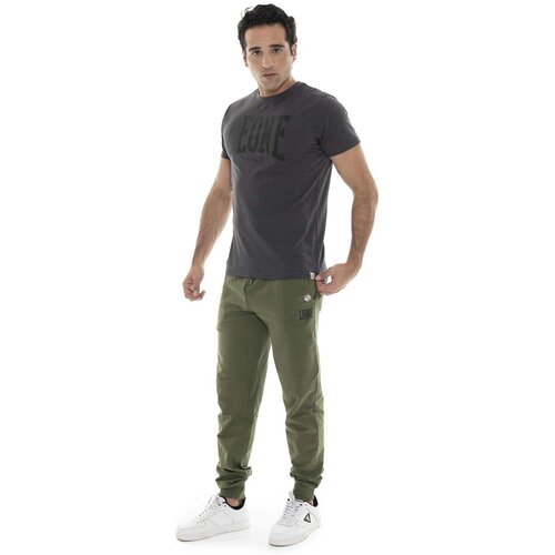 Leone 1947 Spodnji deli trenirke Man Sweatpants Basic Small Logo Kaki Cene