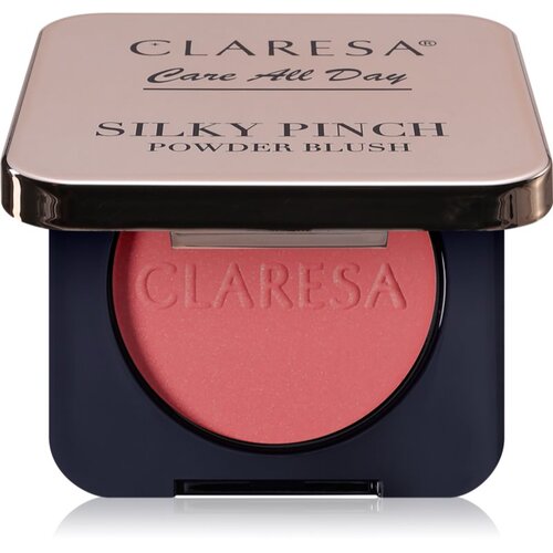 Claresa Care All Day Silky Pinch Powder Blush kompaktno rumenilo za dugotrajni efekt 01 Hibiscus 2 g Slike