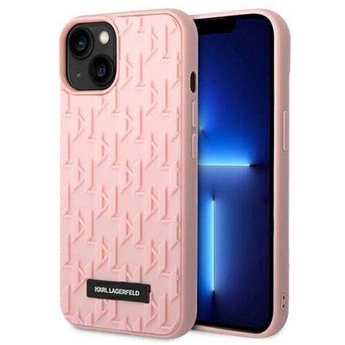 Apple Maska Karl Lagerfeld iPhone 14 Pro Max 3D Monogram Roza Slike