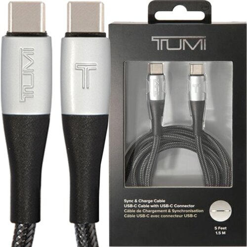 TUMI TUCCSUSBC KABEL USB-C NA USB-C 1,5 M HITRO POLNJENJE ČRN, (21980691) Cene