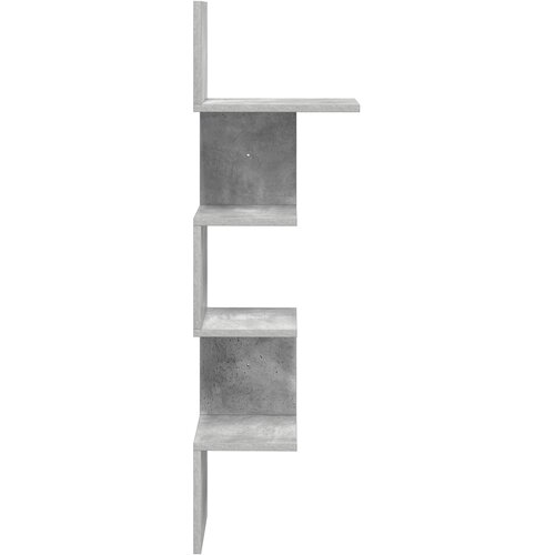  Polica na zidu Zidna montaža Betonska siva 32 x 21 x 107 cm Slike