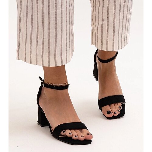 D/CEO Black sandals on a block heel Millo Slike